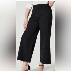 SPANX Elegant White Wide-Leg Trousers